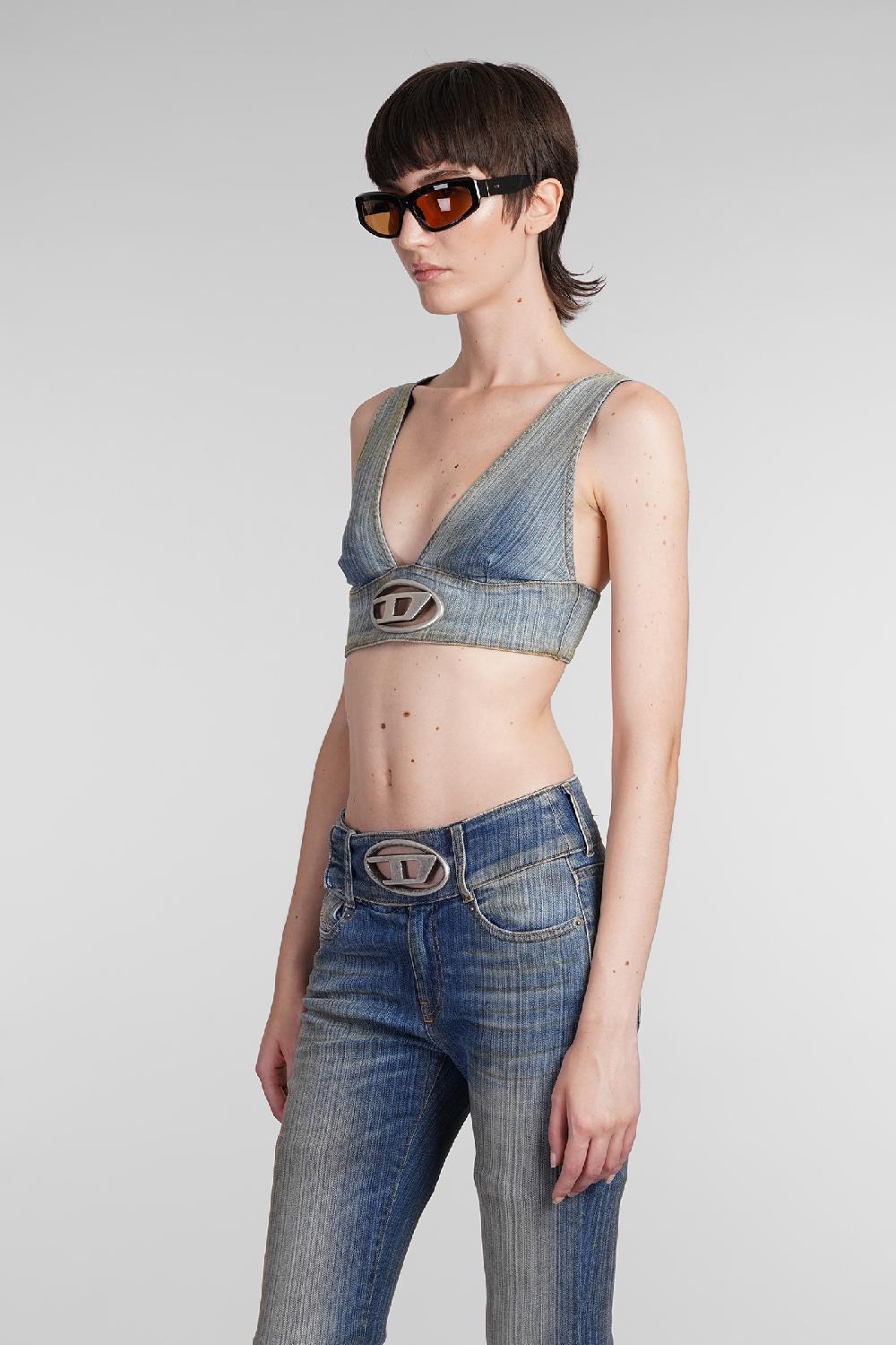 Deliberti Diesel Topwear De Elly In Denim Blu Cod. 403951 - Deliberti The Luxury Shopping