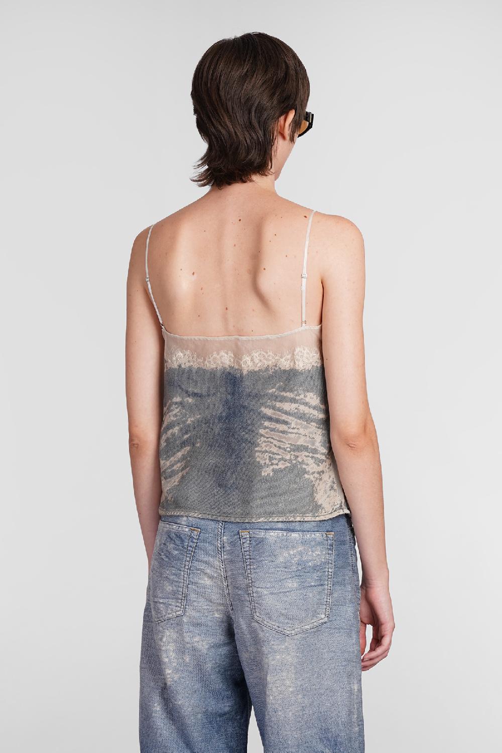 Deliberti Diesel Topwear De Tre Fsf In Cotone Blu Cod. 406559 - Deliberti The Luxury Shopping