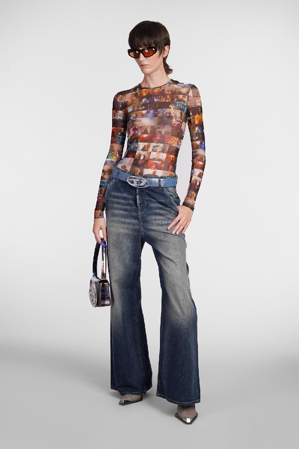 Deliberti Diesel Topwear T Lixy In Poliammide Multicolor Cod. 406550 - Deliberti The Luxury Shopping