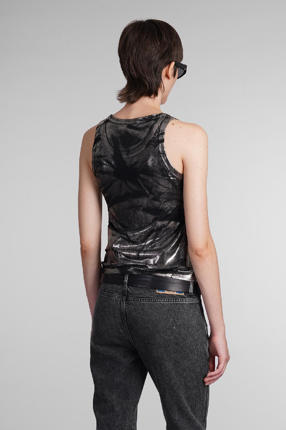 Deliberti Diesel Topwear T Lynys In Modal Argento Cod. 403966 - Deliberti The Luxury Shopping