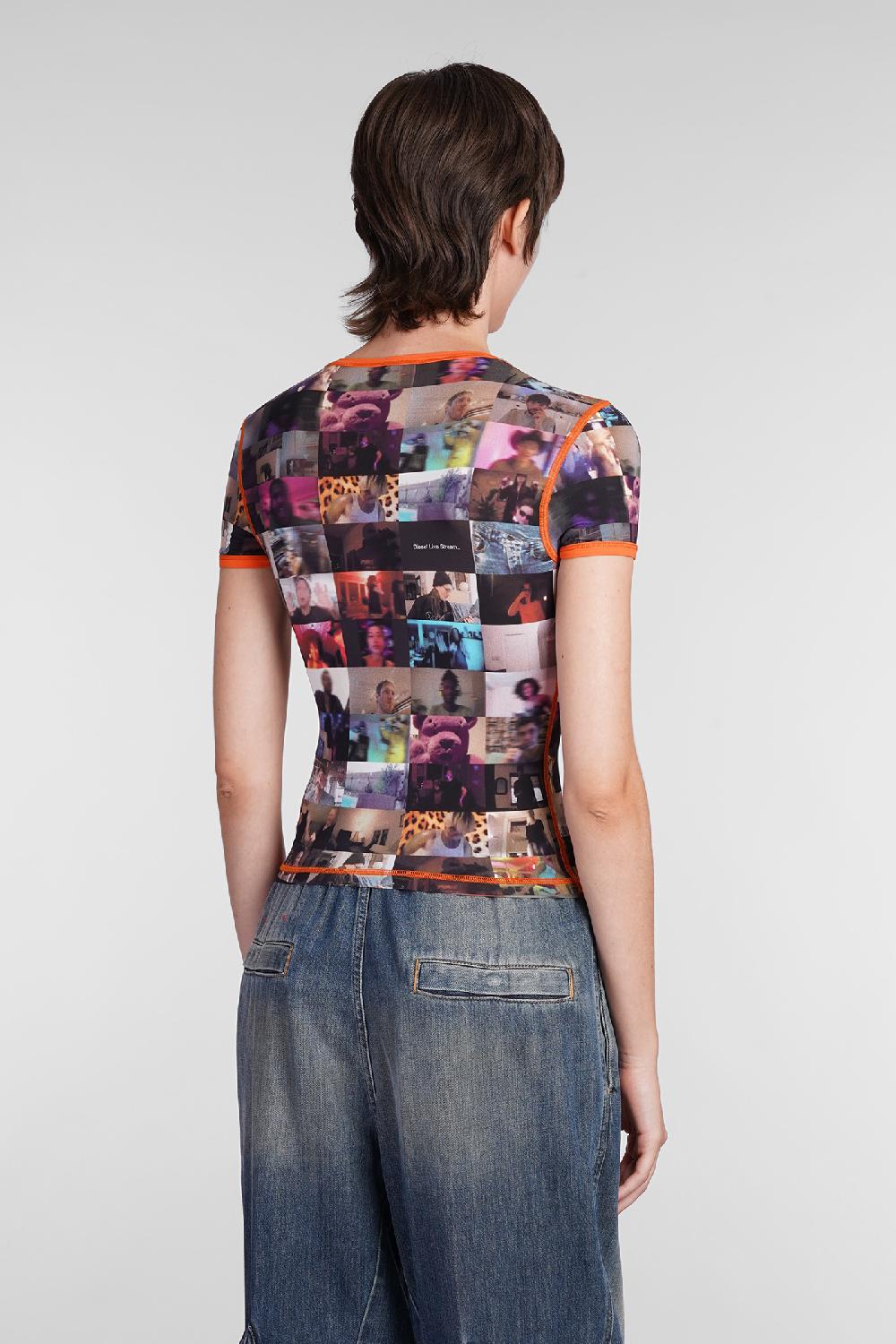 Deliberti Diesel Topwear T Uncall In Poliammide Multicolor Cod. 406547 - Deliberti The Luxury Shopping