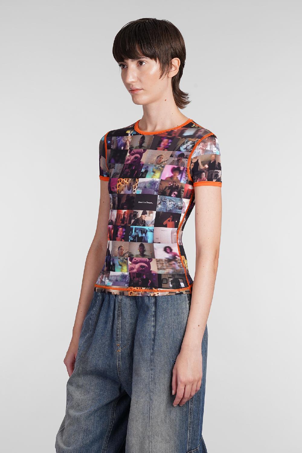 Deliberti Diesel Topwear T Uncall In Poliammide Multicolor Cod. 406547 - Deliberti The Luxury Shopping