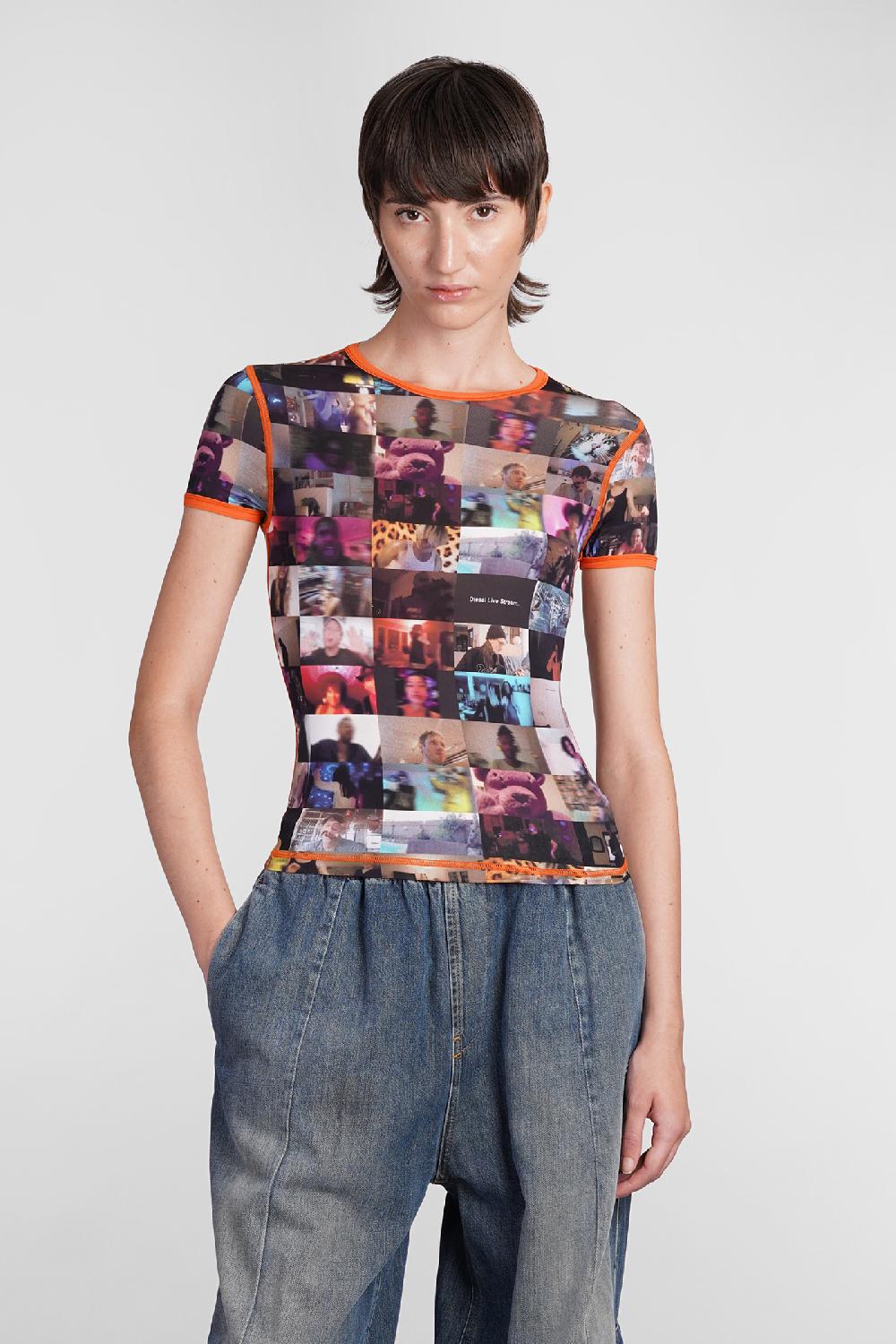 Deliberti Diesel Topwear t uncall in poliammide multicolor cod. 406547 - Deliberti The Luxury Shopping