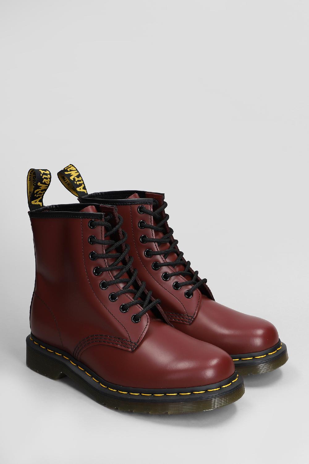 Deliberti Dr. Martens Anfibi 1460 In Pelle Bordeaux Cod. 408792 - Deliberti The Luxury Shopping