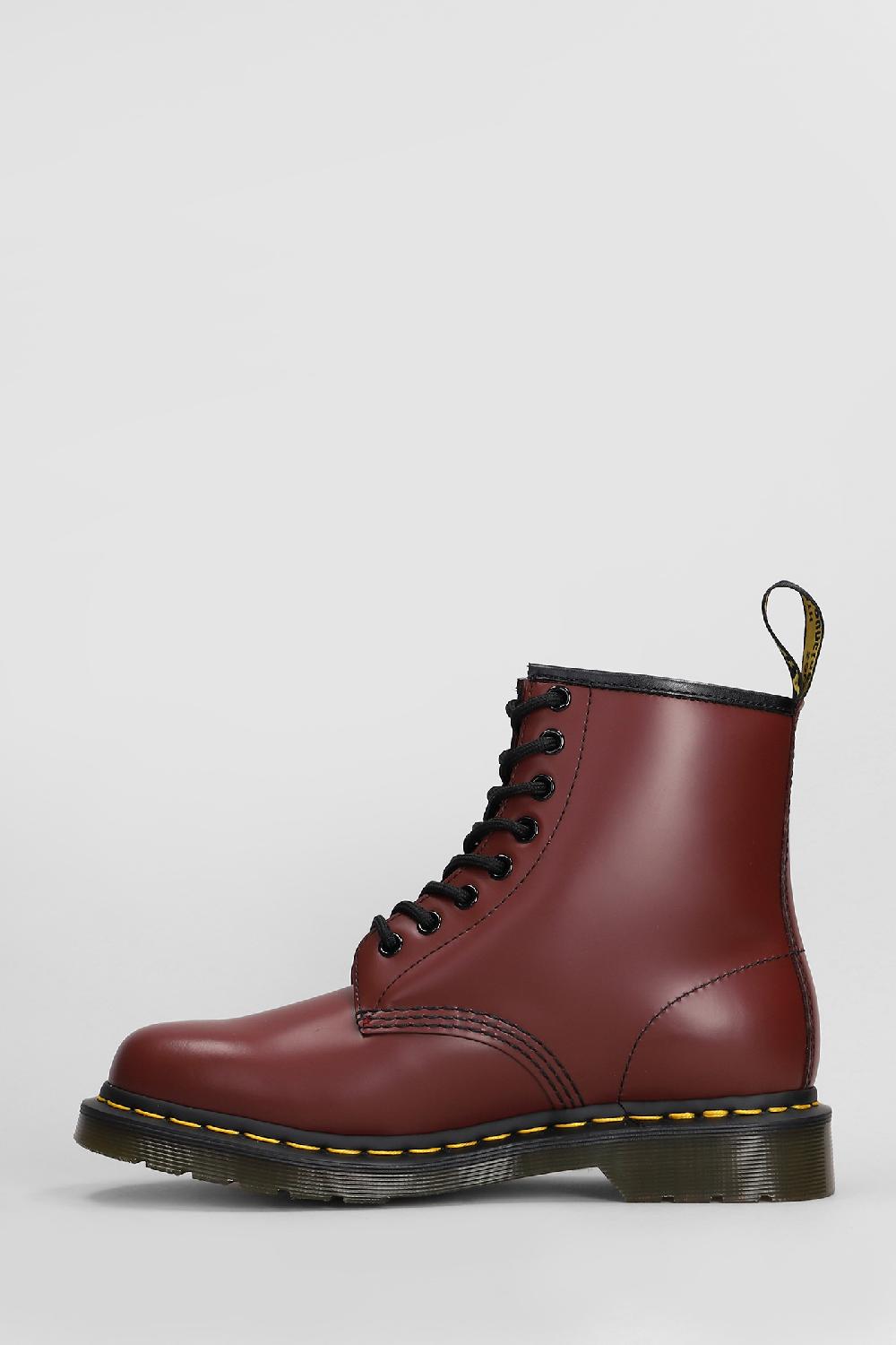 Deliberti Dr. Martens Anfibi 1460 In Pelle Bordeaux Cod. 408792 - Deliberti The Luxury Shopping