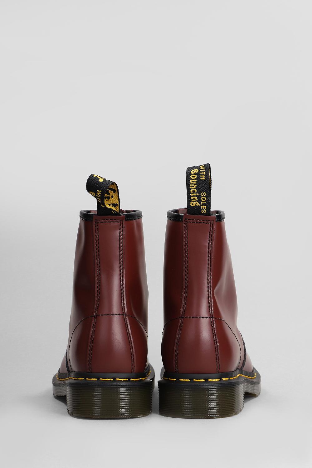 Deliberti Dr. Martens Anfibi 1460 In Pelle Bordeaux Cod. 408792 - Deliberti The Luxury Shopping
