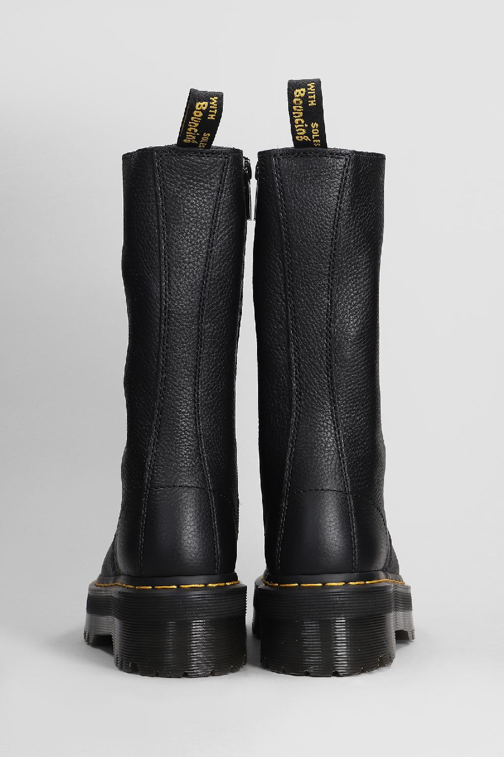 Deliberti Dr. Martens Anfibi 1b99 Quad In Pelle Nera Cod. 407229 - Deliberti The Luxury Shopping