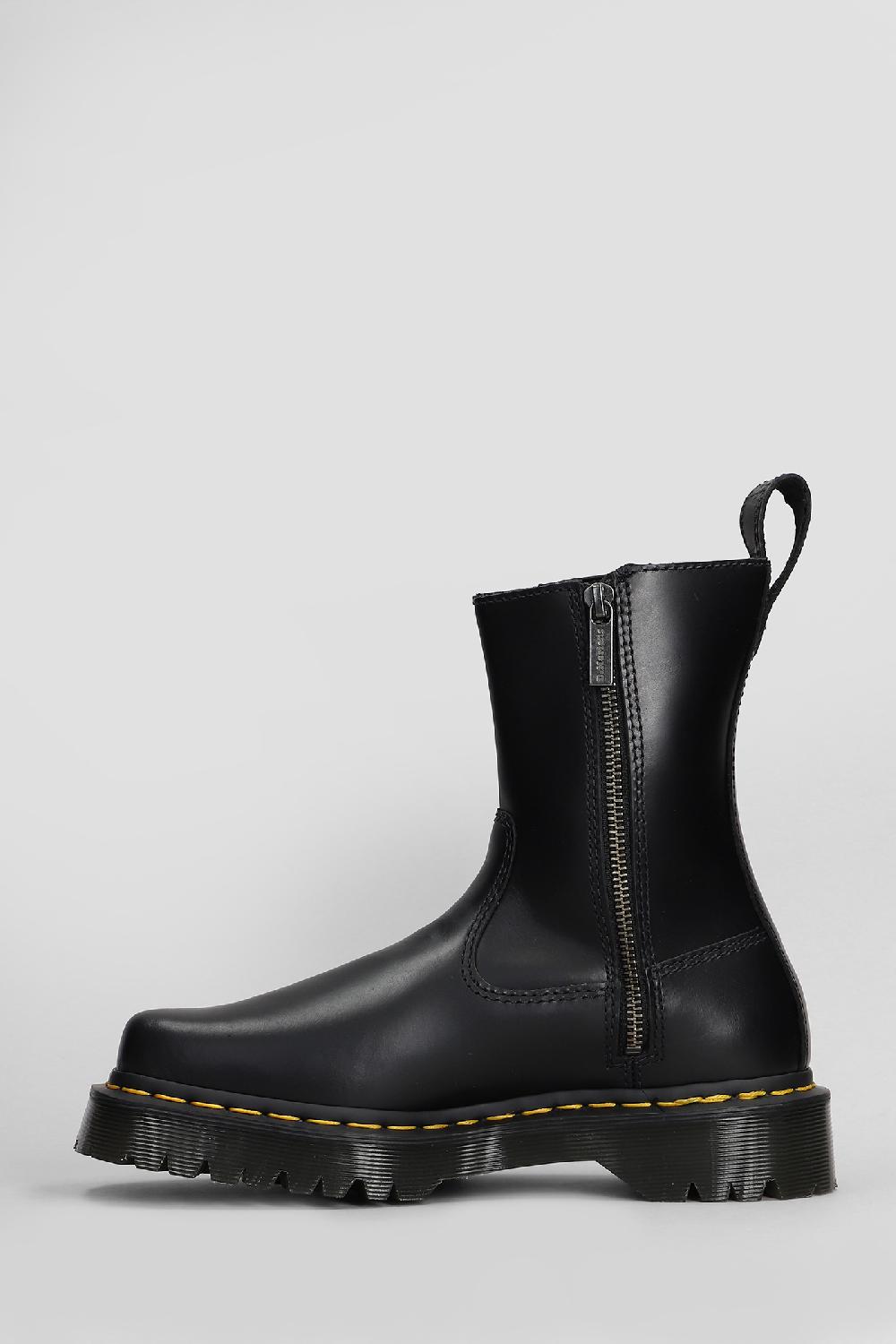 Deliberti Dr. Martens Anfibi Amaayah Lo Orleans In Pelle Nera Cod. 409781 - Deliberti The Luxury Shopping