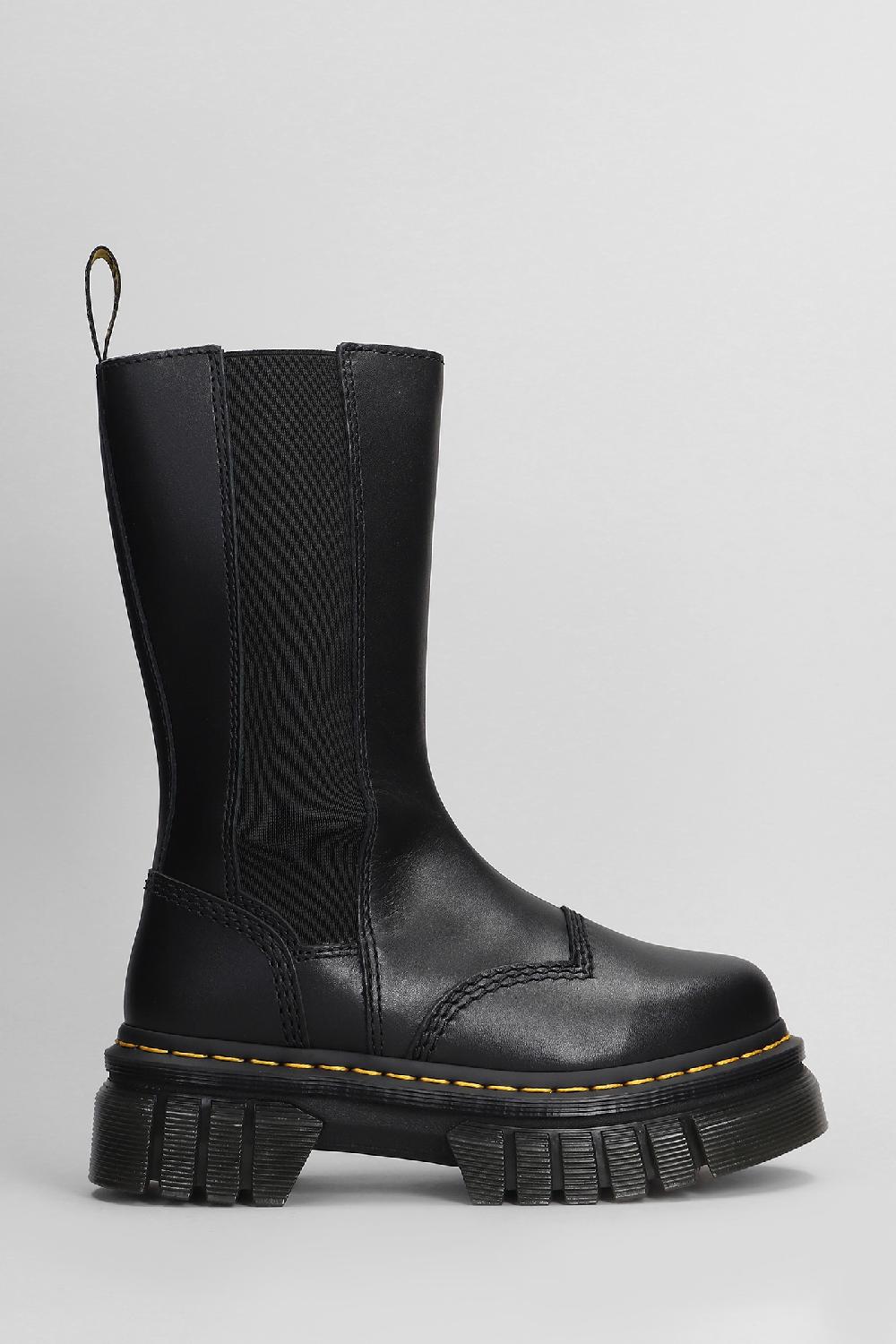 Deliberti Dr. Martens Anfibi audrick chelsea in pelle nera cod. 407262 - Deliberti The Luxury Shopping