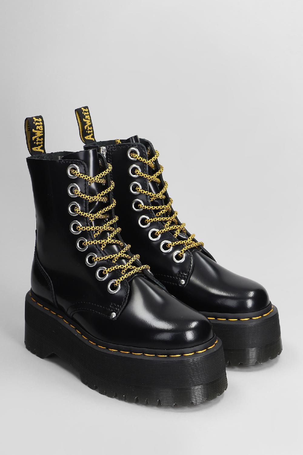 Deliberti Dr. Martens Anfibi Jadon Max In Pelle Nera Cod. 407244 - Deliberti The Luxury Shopping