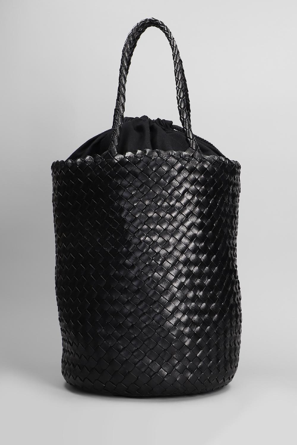 Deliberti Dragon Diffusion Borsa A Mano Jack Bucket In Pelle Nera Cod. 409984 - Deliberti The Luxury Shopping