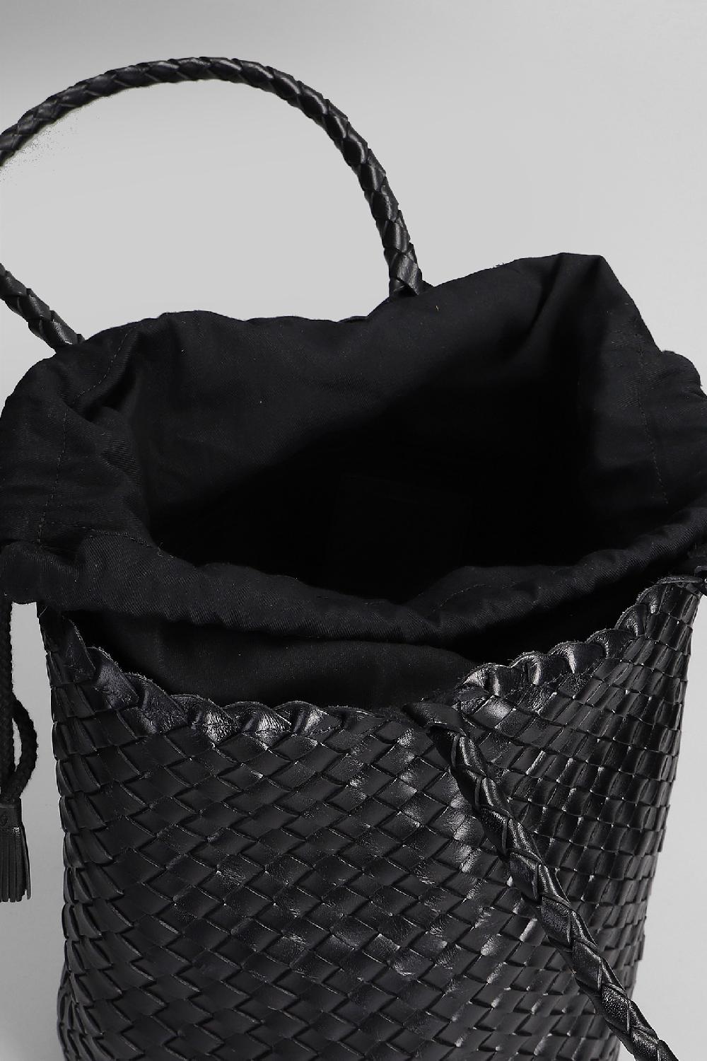 Deliberti Dragon Diffusion Borsa A Mano Jack Bucket In Pelle Nera Cod. 409984 - Deliberti The Luxury Shopping