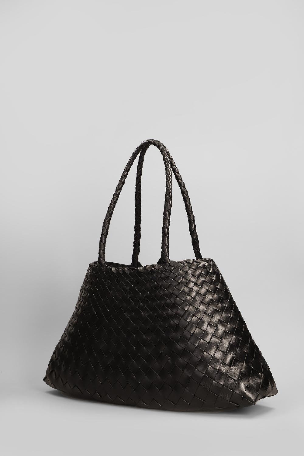 Deliberti Dragon Diffusion Tote Santa Croce In Pelle Marrone Cod. 409997 - Deliberti The Luxury Shopping