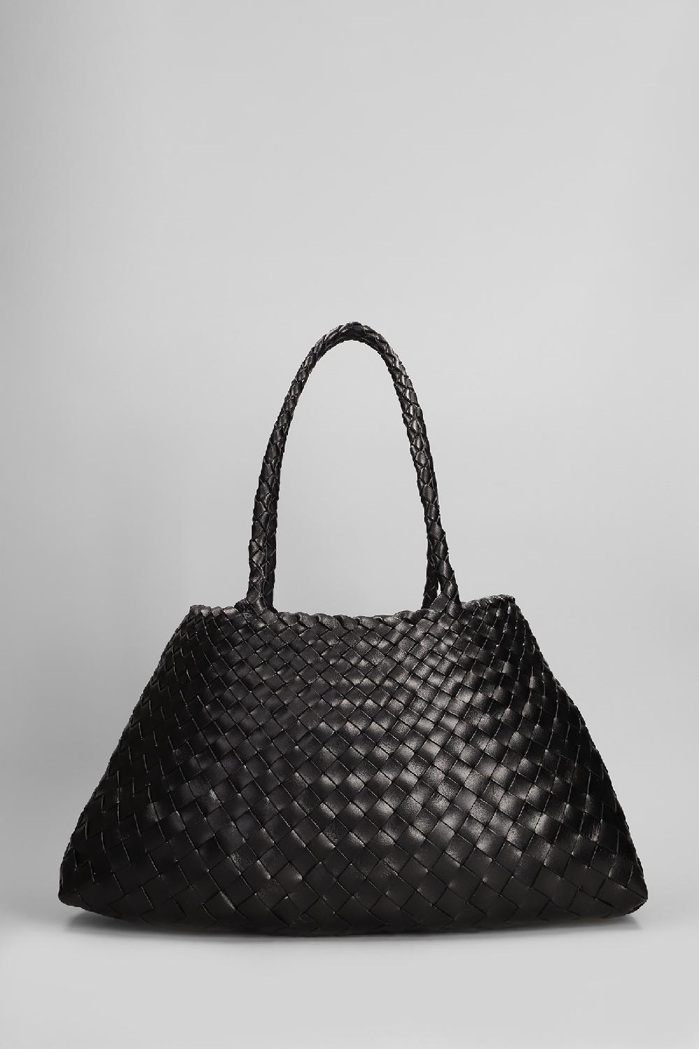 Deliberti Dragon Diffusion Tote Santa Croce In Pelle Marrone Cod. 409997 - Deliberti The Luxury Shopping