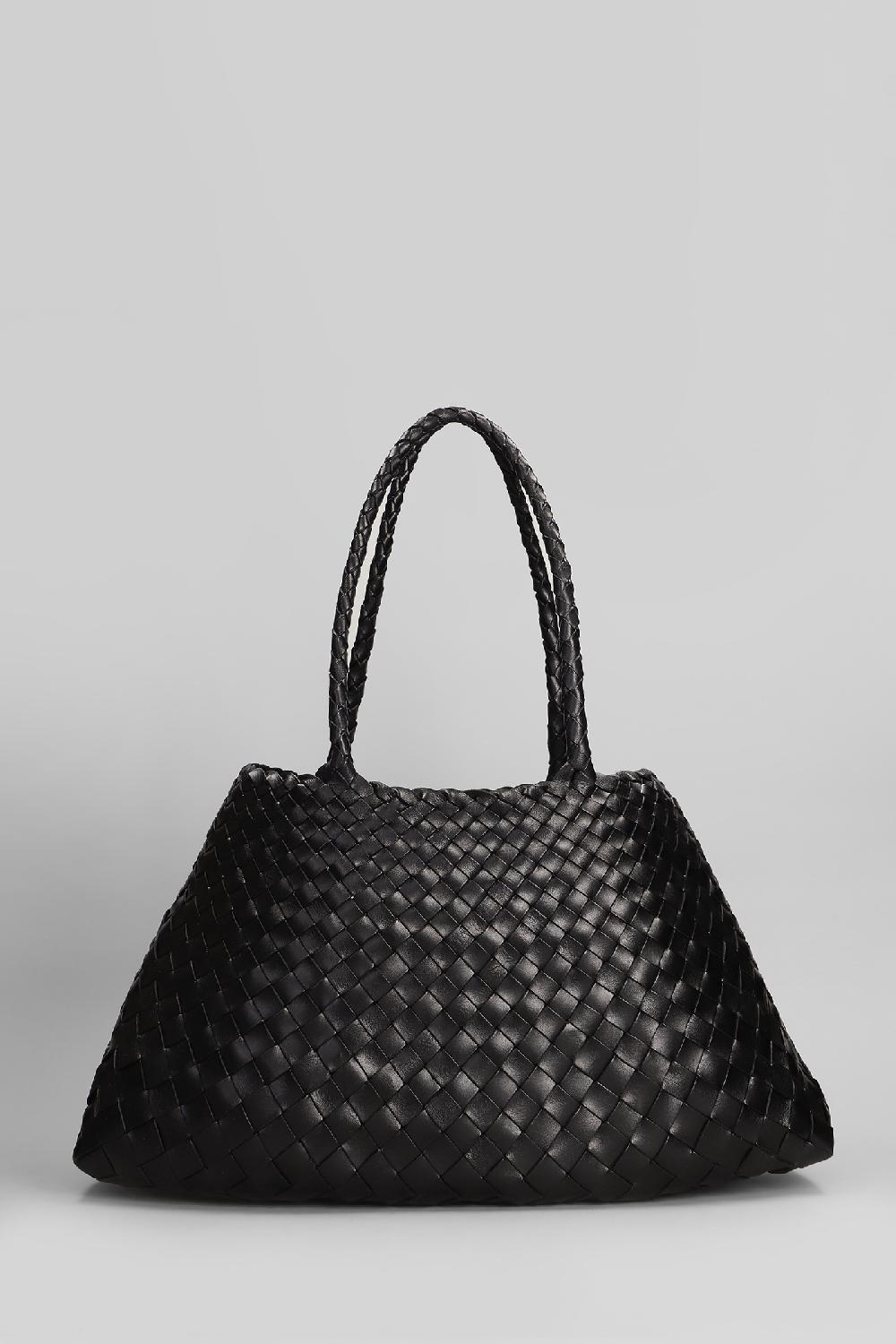 Deliberti Dragon Diffusion Tote santa croce in pelle marrone cod. 409997 - Deliberti The Luxury Shopping