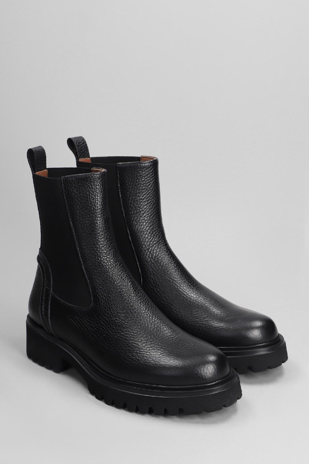 Deliberti Evaluna Anfibi In Pelle Nera Cod. 402512 - Deliberti The Luxury Shopping
