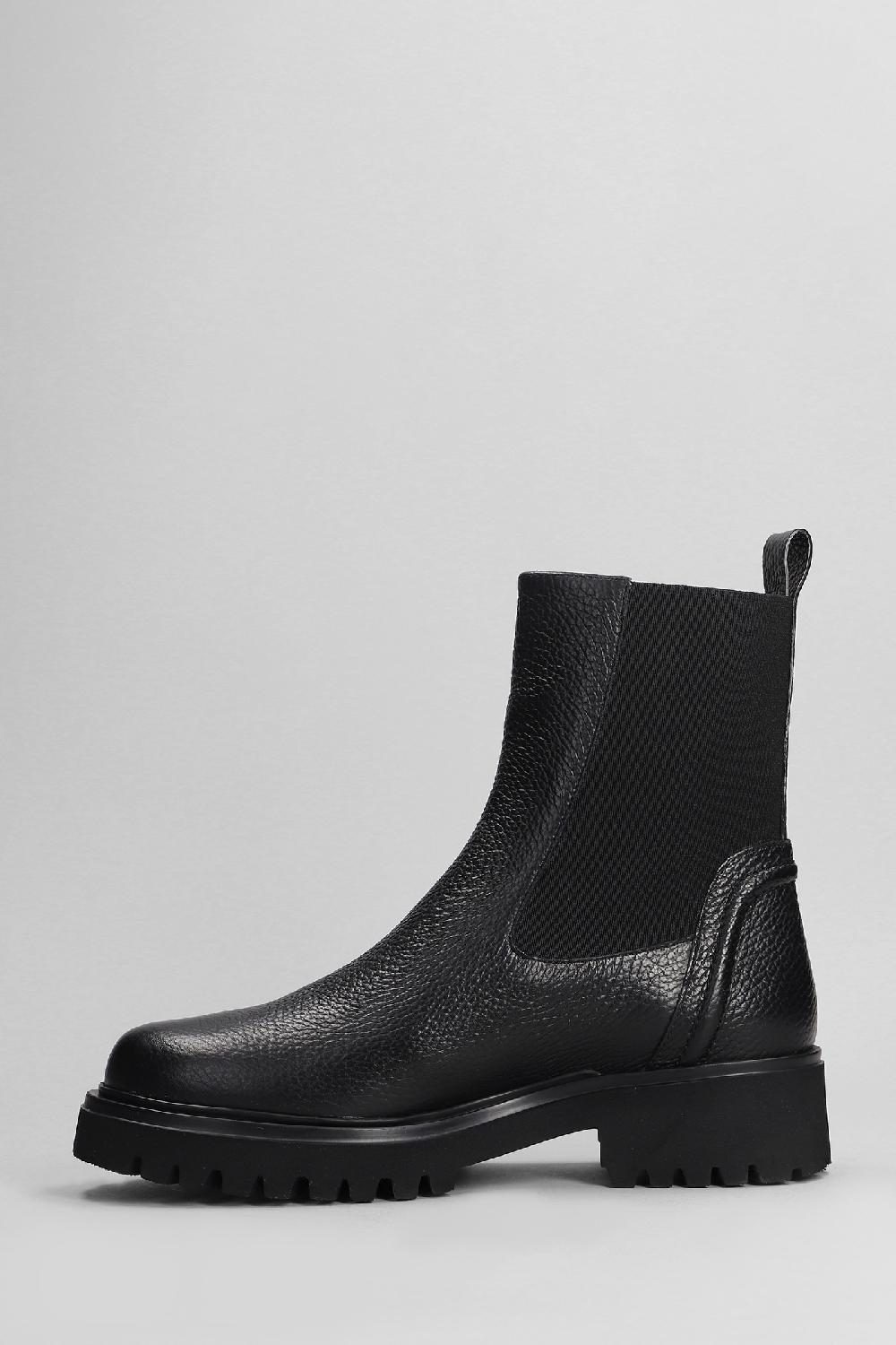 Deliberti Evaluna Anfibi In Pelle Nera Cod. 402512 - Deliberti The Luxury Shopping