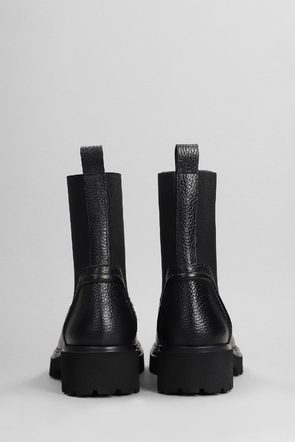 Deliberti Evaluna Anfibi In Pelle Nera Cod. 402512 - Deliberti The Luxury Shopping
