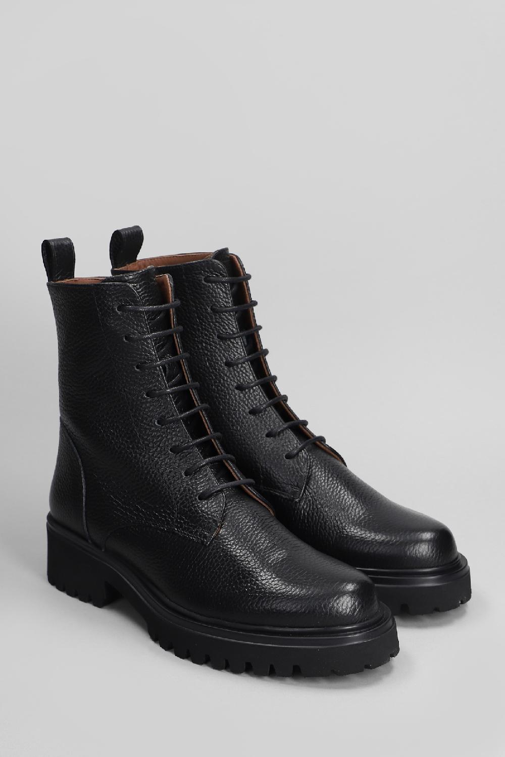 Deliberti Evaluna Anfibi In Pelle Nera Cod. 404640 - Deliberti The Luxury Shopping