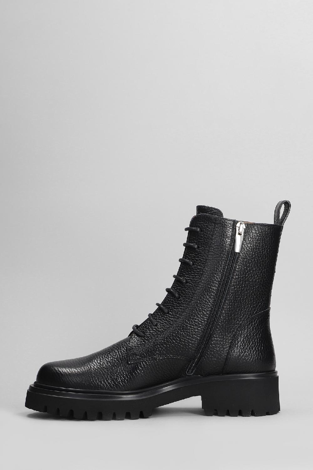 Deliberti Evaluna Anfibi In Pelle Nera Cod. 404640 - Deliberti The Luxury Shopping