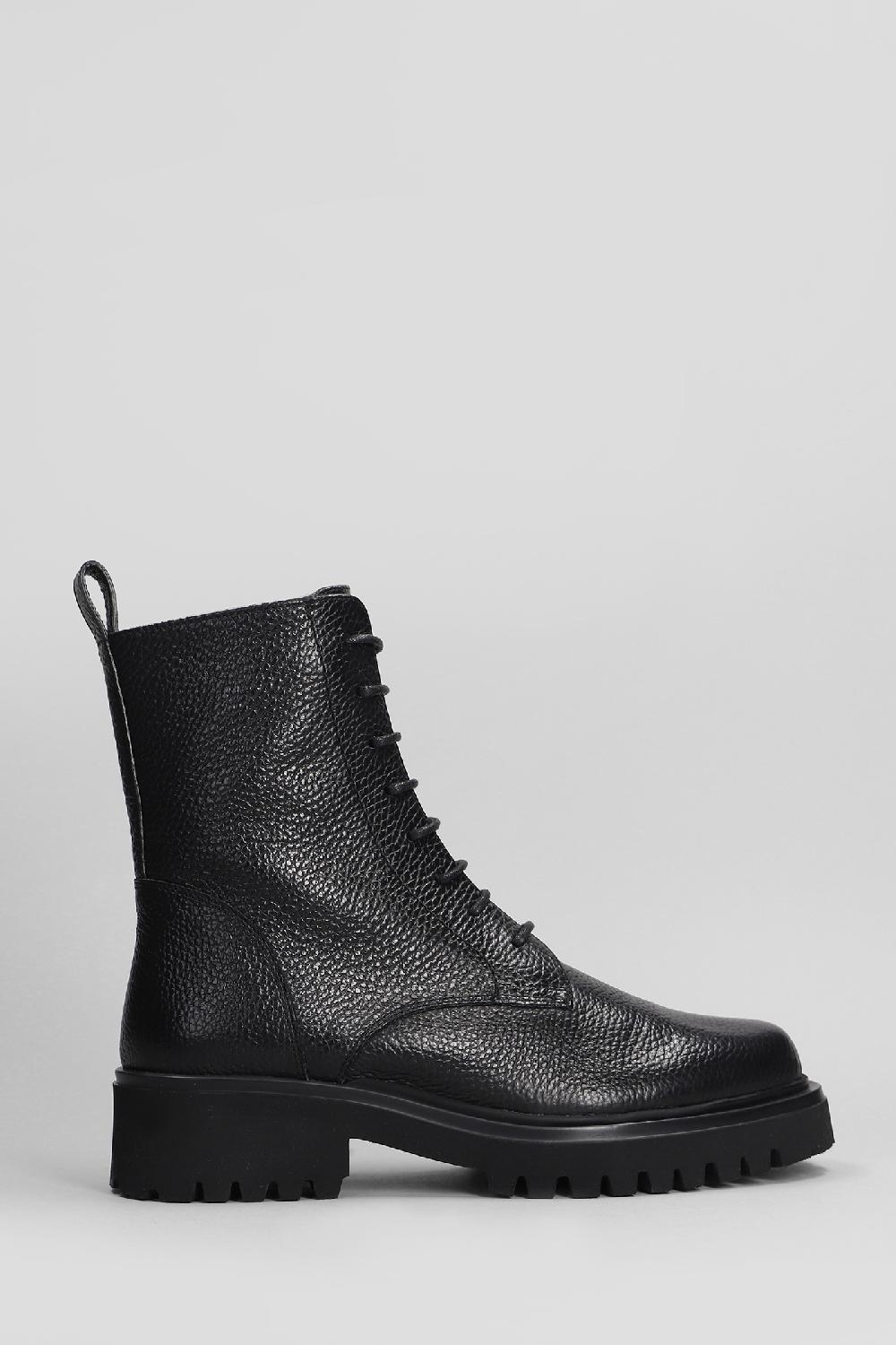 Deliberti Evaluna Anfibi in pelle nera cod. 404640 - Deliberti The Luxury Shopping