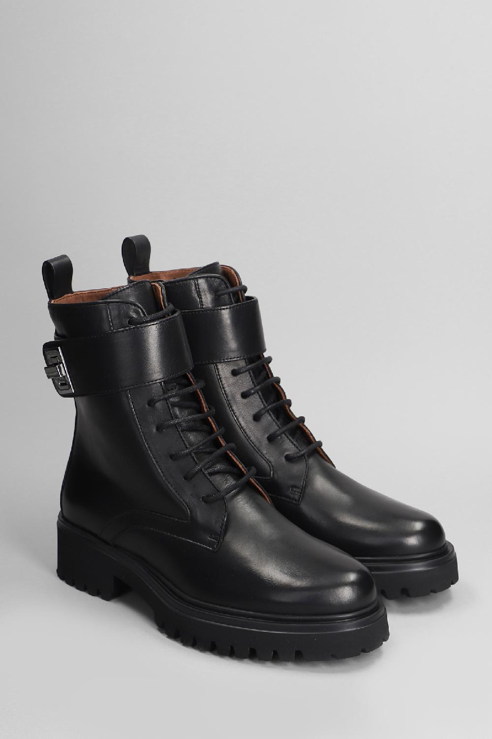Deliberti Evaluna Anfibi In Pelle Nera Cod. 405919 - Deliberti The Luxury Shopping