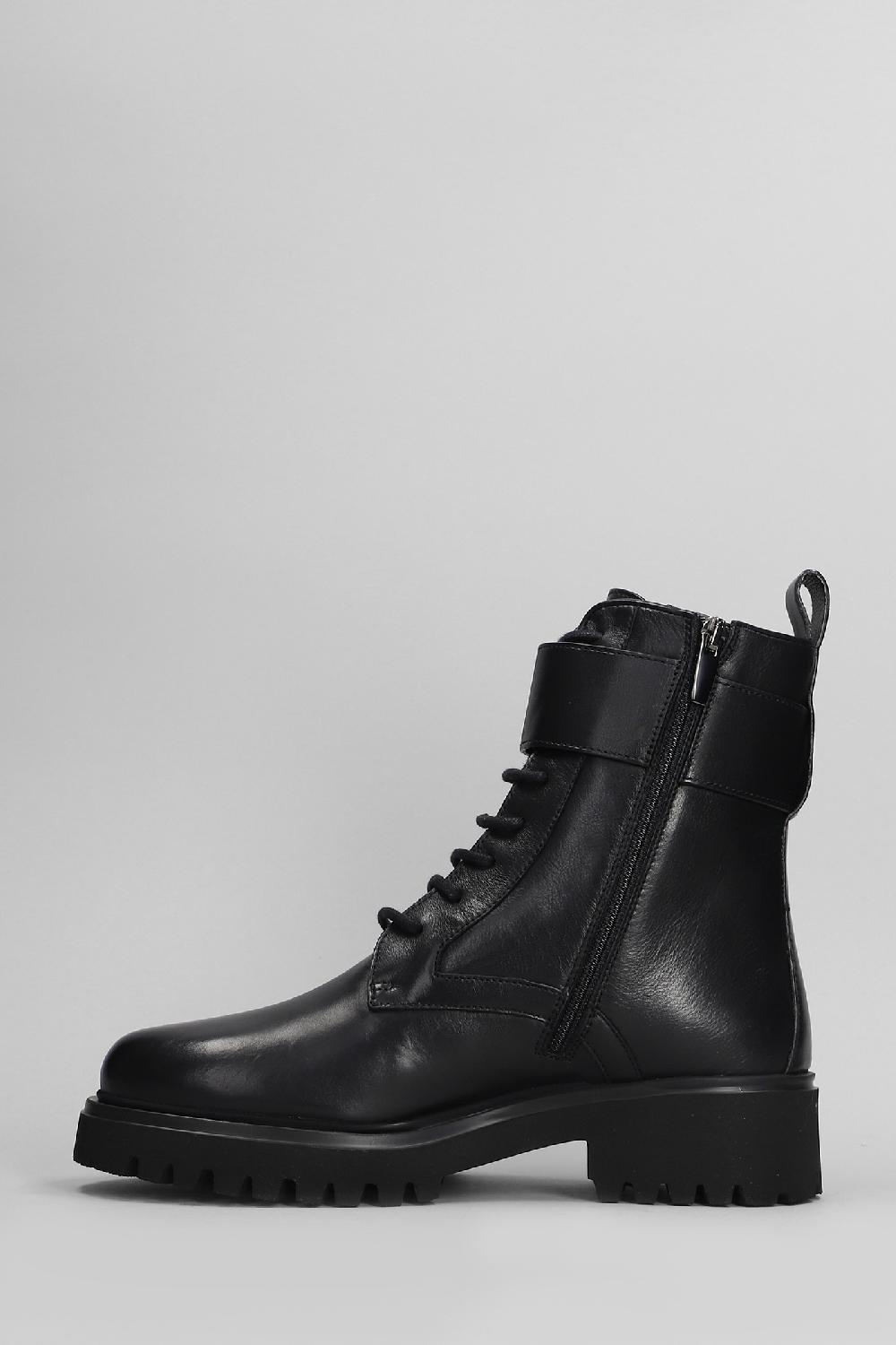 Deliberti Evaluna Anfibi In Pelle Nera Cod. 405919 - Deliberti The Luxury Shopping