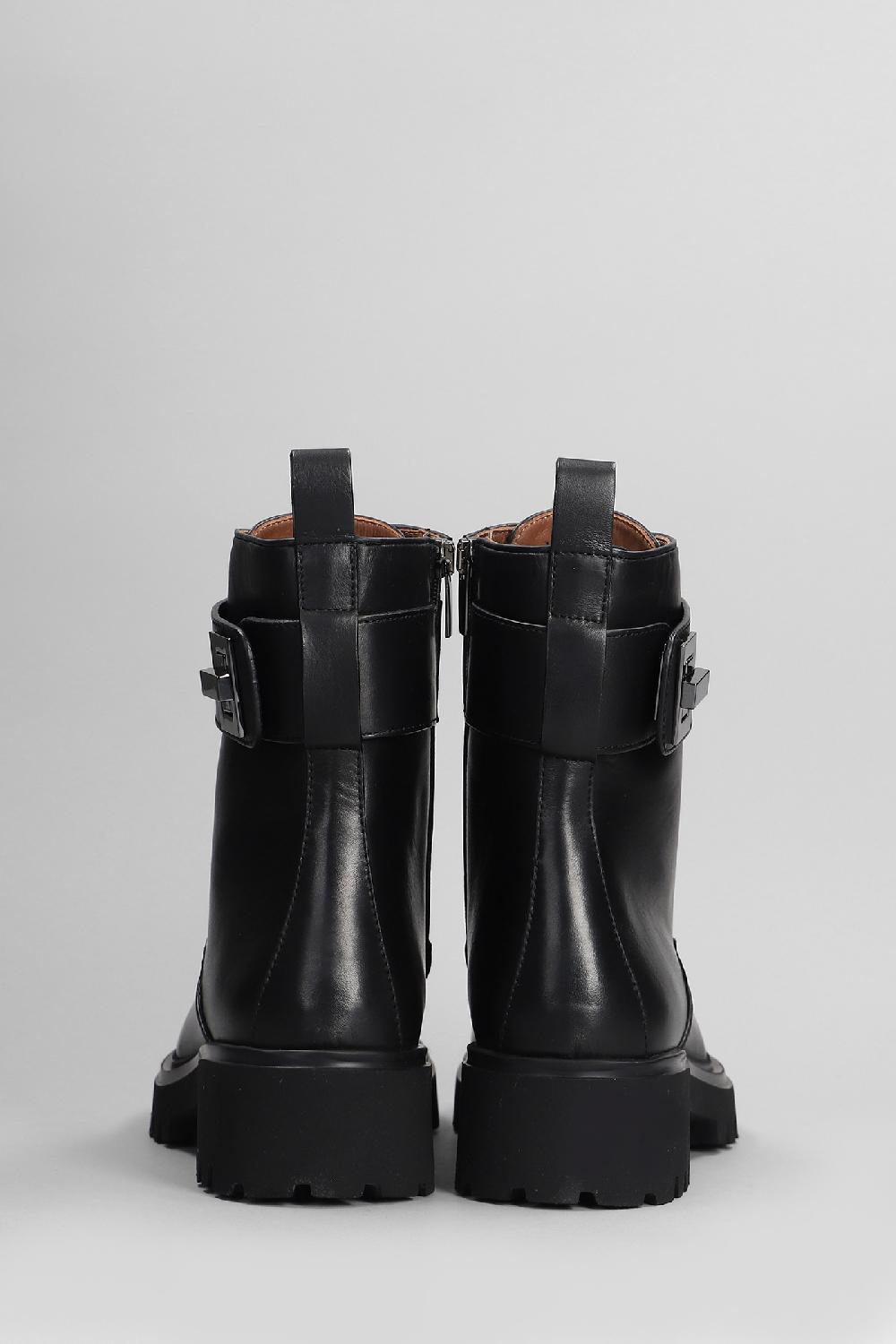 Deliberti Evaluna Anfibi In Pelle Nera Cod. 405919 - Deliberti The Luxury Shopping
