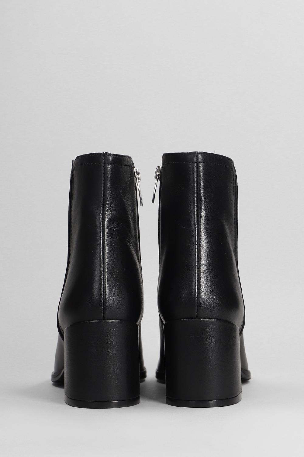 Deliberti Evaluna Tronchetti Tacco Alto In Pelle Nera Cod. 402499 - Deliberti The Luxury Shopping
