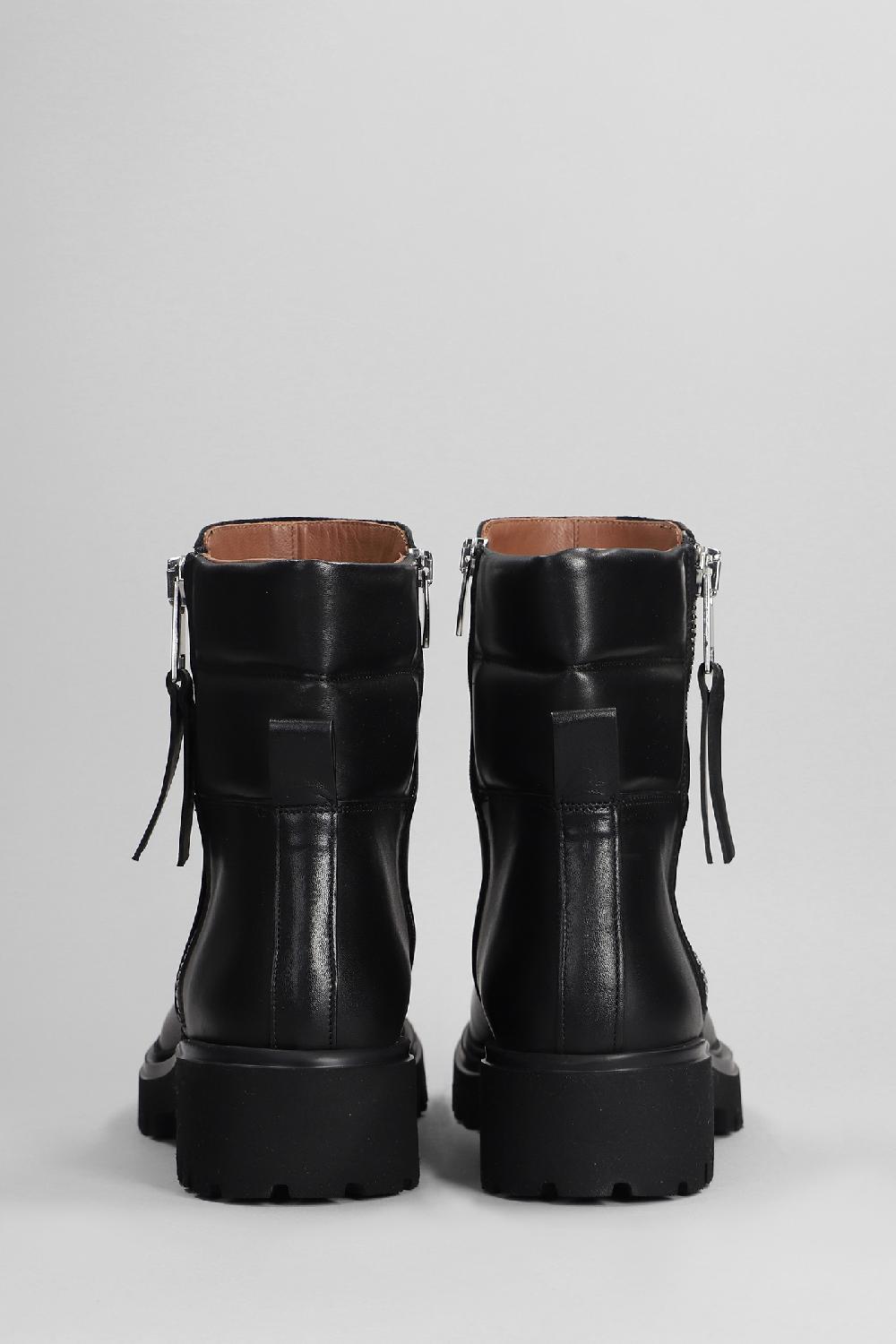 Deliberti Evaluna Tronchetti Tacco Basso In Pelle Nera Cod. 402515 - Deliberti The Luxury Shopping
