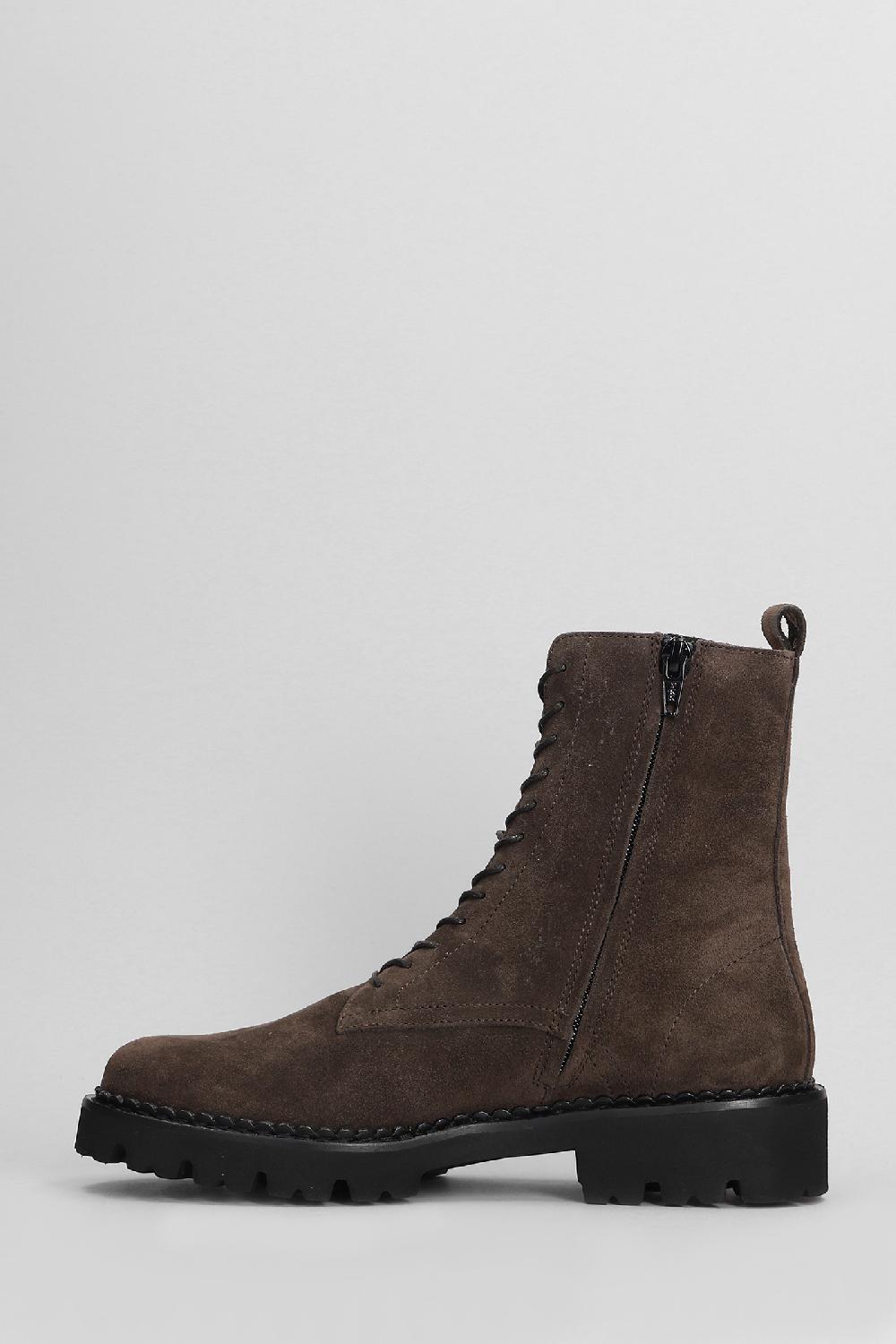Deliberti Fabio Rusconi Anfibi In Camoscio Testa Di Moro Cod. 405425 - Deliberti The Luxury Shopping