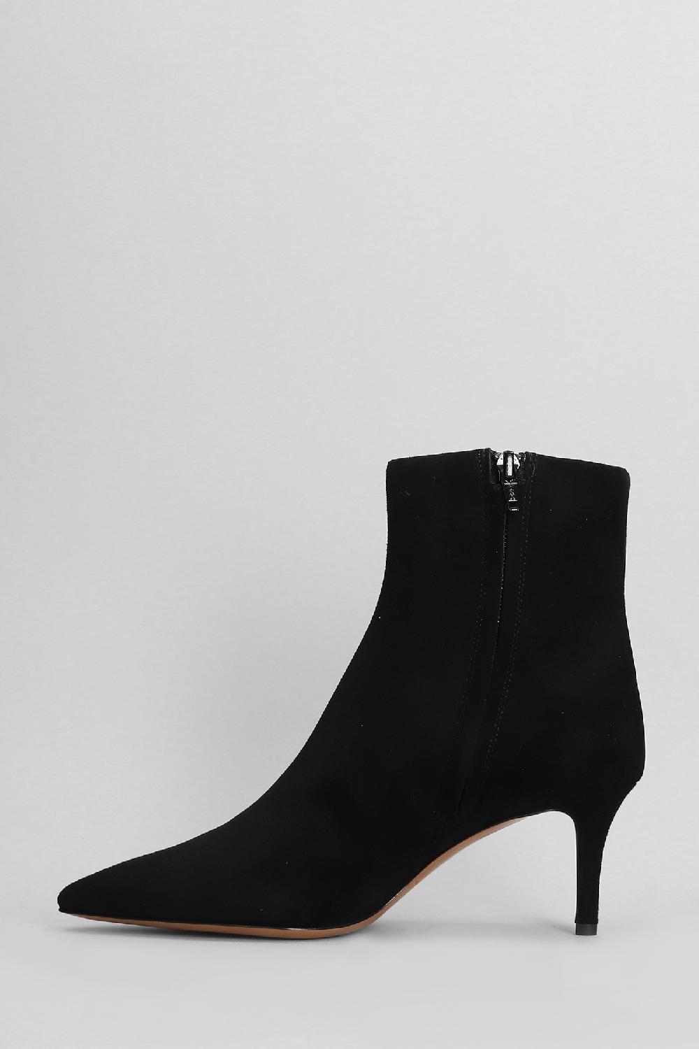Deliberti Fabio Rusconi Tronchetti Tacco Alto In Camoscio Nero Cod. 405128 - Deliberti The Luxury Shopping