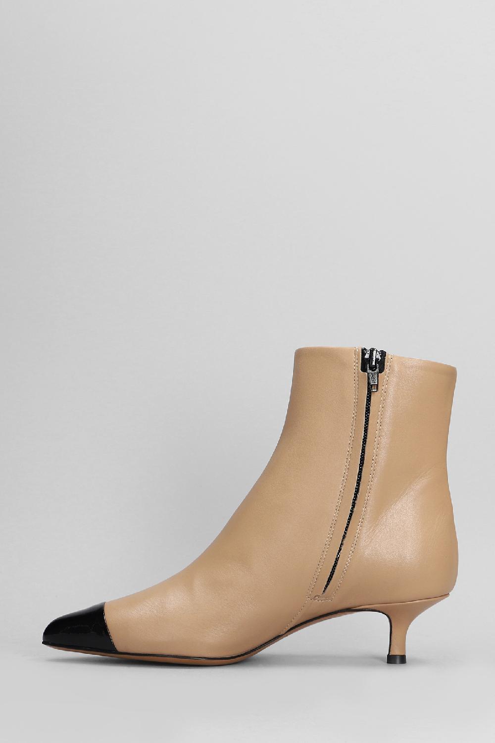 Deliberti Fabio Rusconi Tronchetti Tacco Alto In Pelle Cipria Cod. 405124 - Deliberti The Luxury Shopping