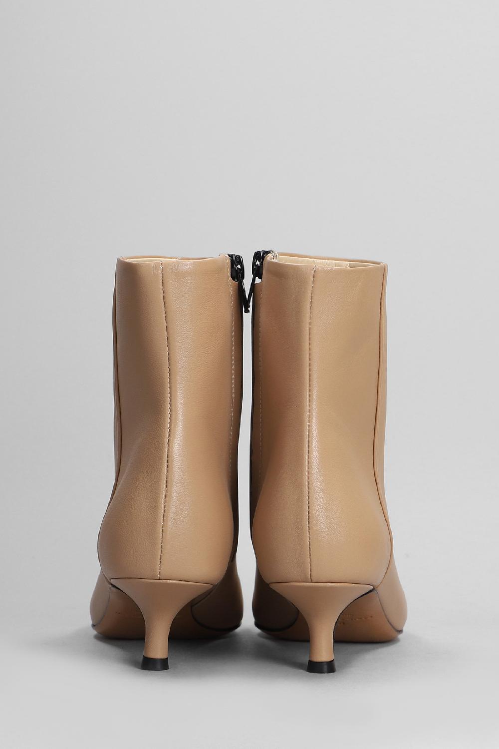 Deliberti Fabio Rusconi Tronchetti Tacco Alto In Pelle Cipria Cod. 405124 - Deliberti The Luxury Shopping
