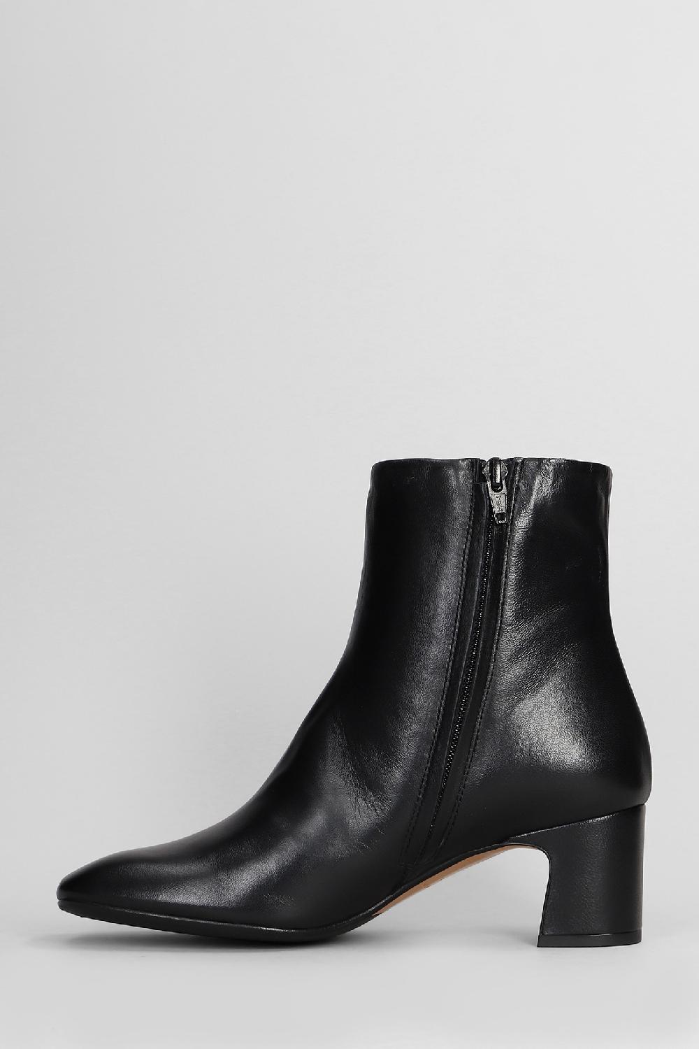 Deliberti Fabio Rusconi Tronchetti Tacco Alto In Pelle Nera Cod. 408512 - Deliberti The Luxury Shopping