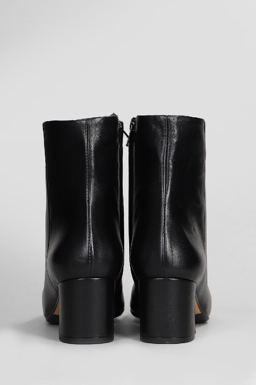 Deliberti Fabio Rusconi Tronchetti Tacco Alto In Pelle Nera Cod. 408512 - Deliberti The Luxury Shopping