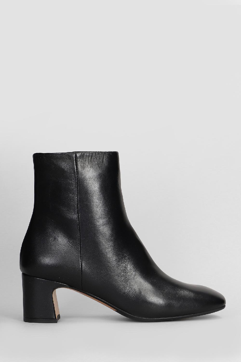 Deliberti Fabio Rusconi Tronchetti tacco alto in pelle nera cod. 408512 - Deliberti The Luxury Shopping