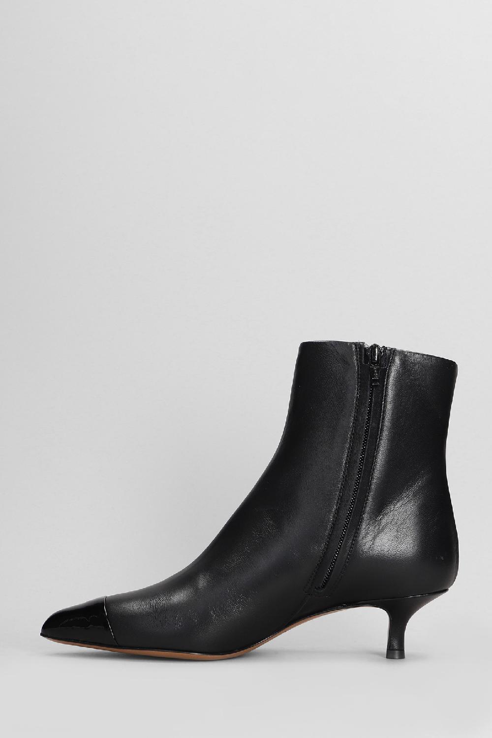 Deliberti Fabio Rusconi Tronchetti Tacco Alto In Pelle Nera Cod. 405123 - Deliberti The Luxury Shopping