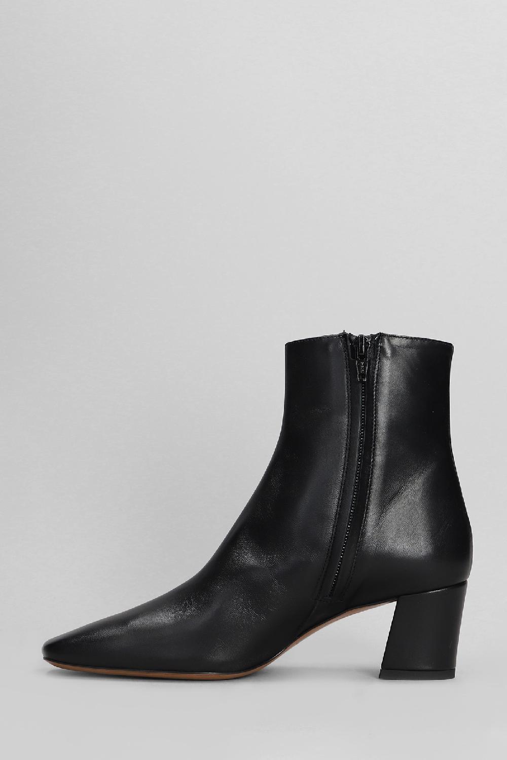 Deliberti Fabio Rusconi Tronchetti Tacco Alto In Pelle Nera Cod. 405125 - Deliberti The Luxury Shopping