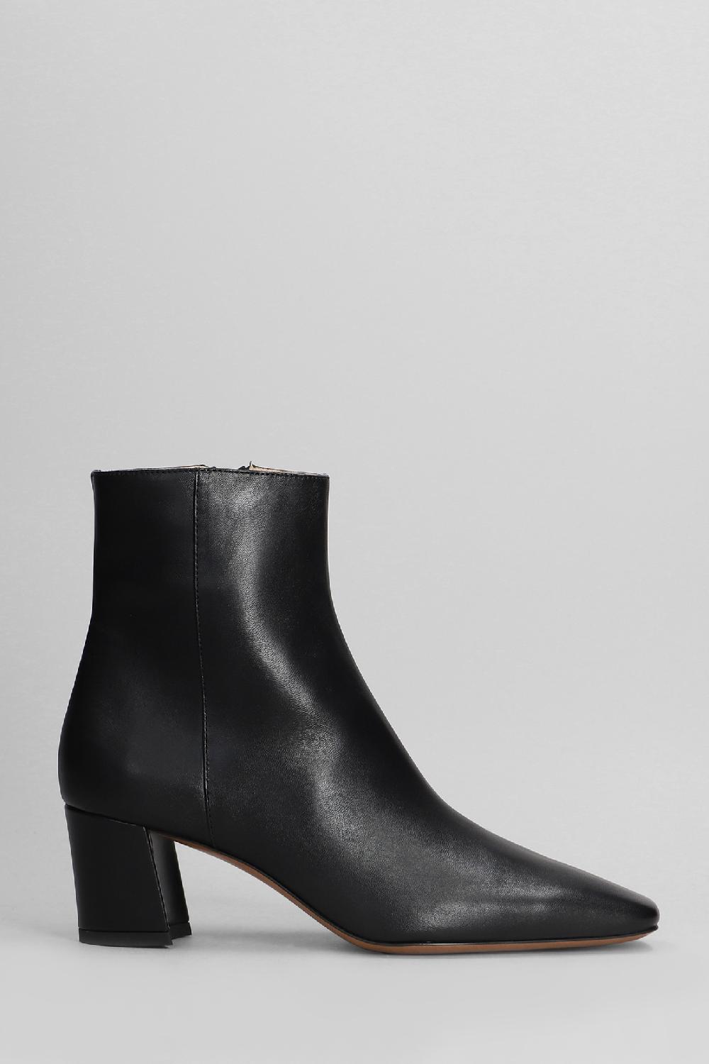 Deliberti Fabio Rusconi Tronchetti tacco alto in pelle nera cod. 405125 - Deliberti The Luxury Shopping