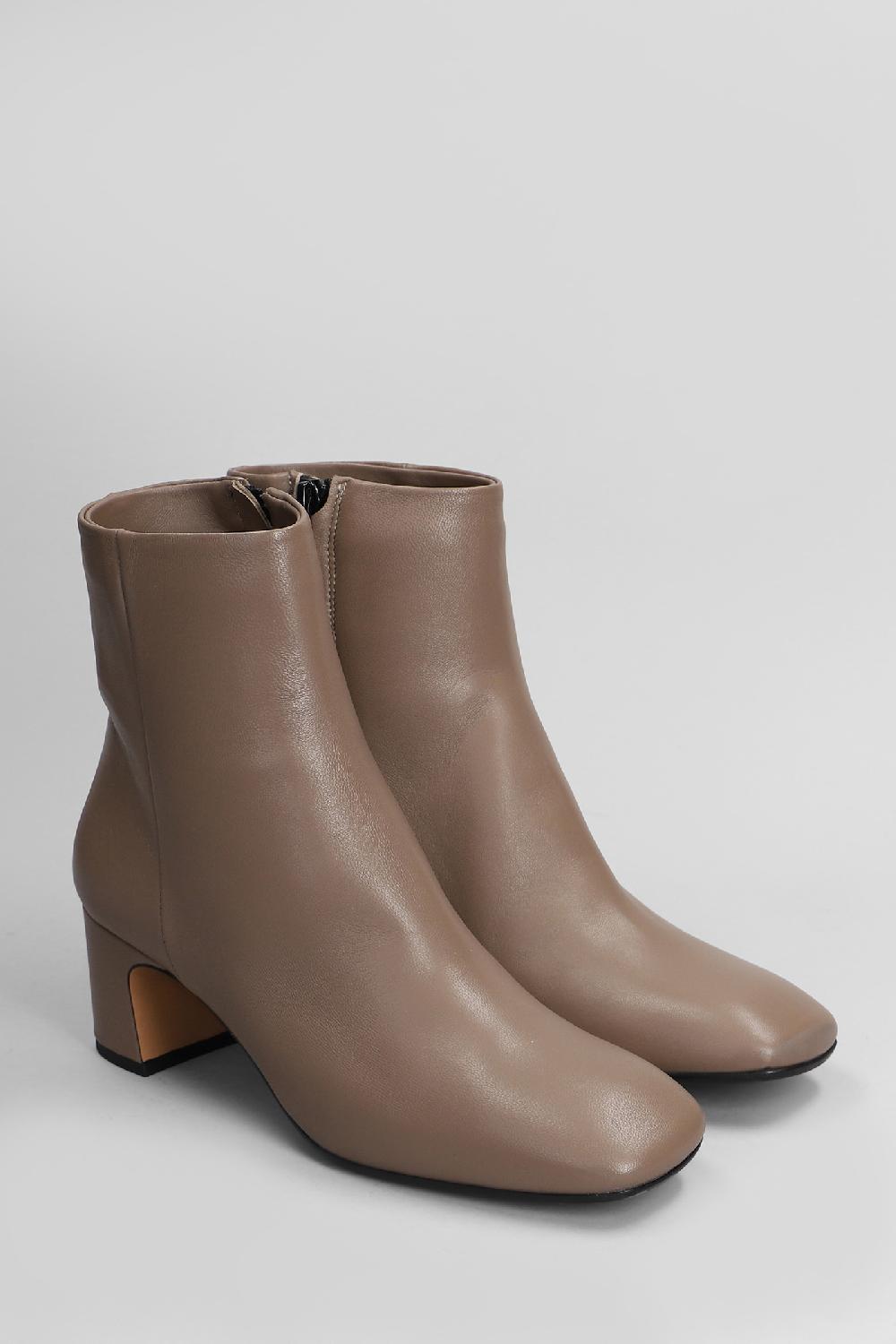 Deliberti Fabio Rusconi Tronchetti Tacco Alto In Pelle Taupe Cod. 408513 - Deliberti The Luxury Shopping