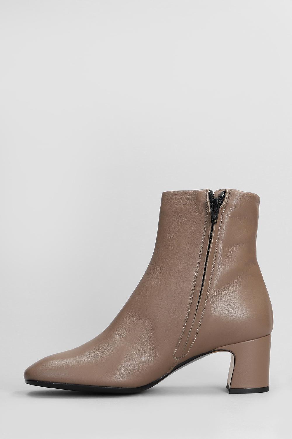 Deliberti Fabio Rusconi Tronchetti Tacco Alto In Pelle Taupe Cod. 408513 - Deliberti The Luxury Shopping