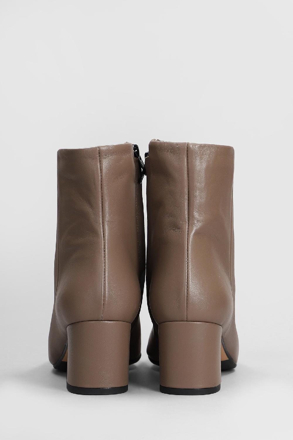 Deliberti Fabio Rusconi Tronchetti Tacco Alto In Pelle Taupe Cod. 408513 - Deliberti The Luxury Shopping