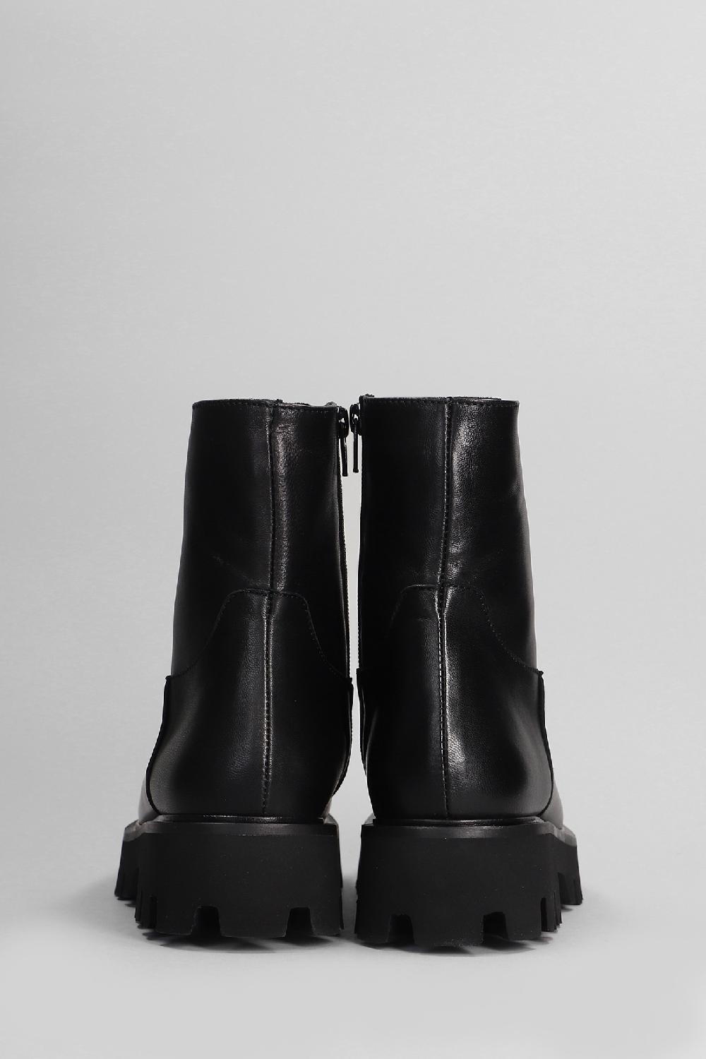 Deliberti Fabio Rusconi Tronchetti Tacco Basso In Pelle Nera Cod. 405822 - Deliberti The Luxury Shopping
