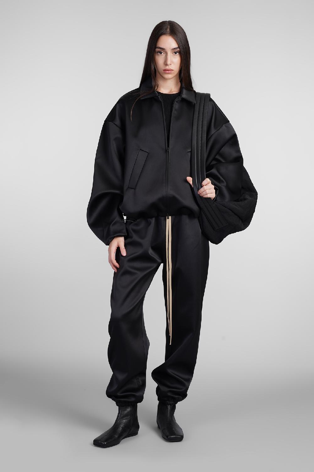 Deliberti Fear Of God Essentials Bomber In Poliestere Nero Cod. 408707 - Deliberti The Luxury Shopping