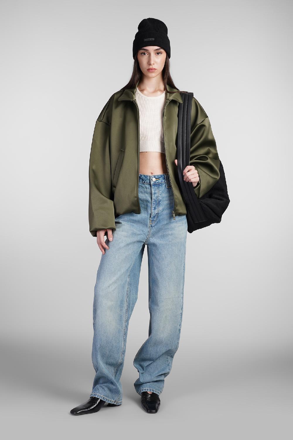 Deliberti Fear Of God Essentials Bomber In Poliestere Verde Cod. 408708 - Deliberti The Luxury Shopping