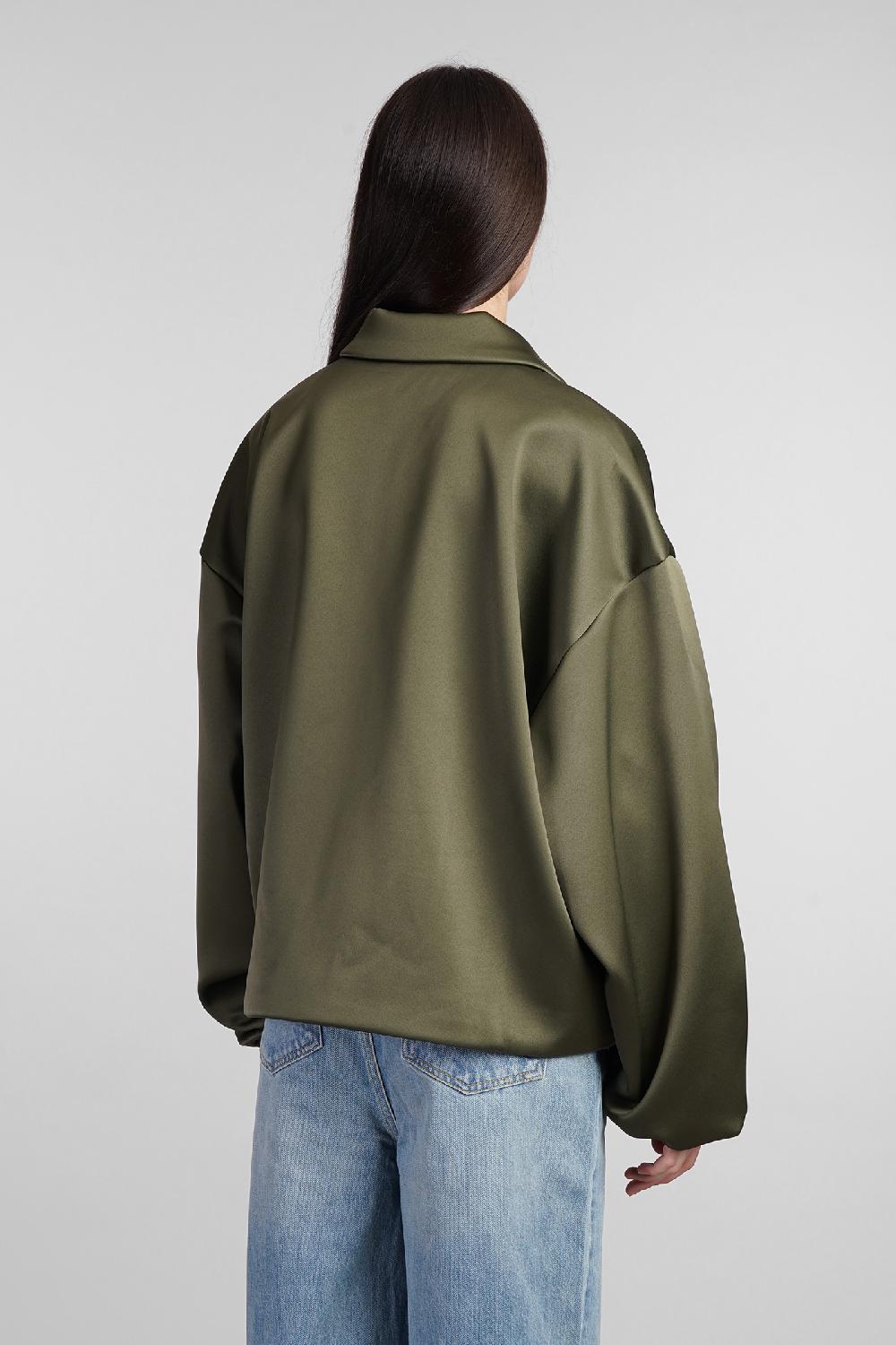 Deliberti Fear Of God Essentials Bomber In Poliestere Verde Cod. 408708 - Deliberti The Luxury Shopping