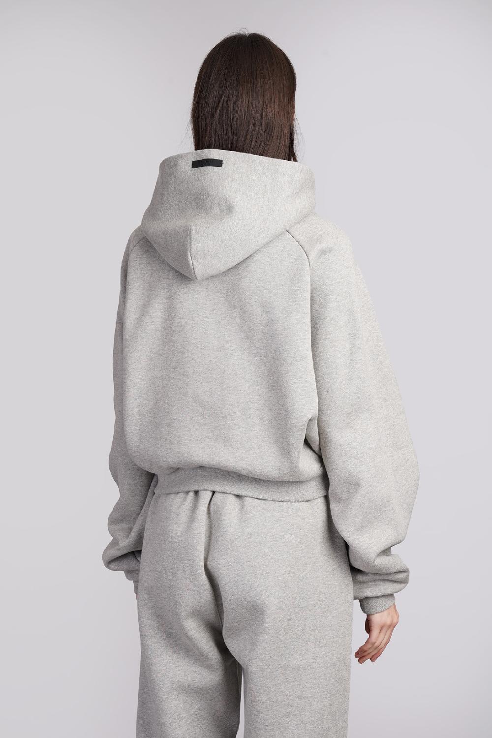 Deliberti Fear Of God Essentials Felpa In Cotone Grigio Cod. 409708 - Deliberti The Luxury Shopping