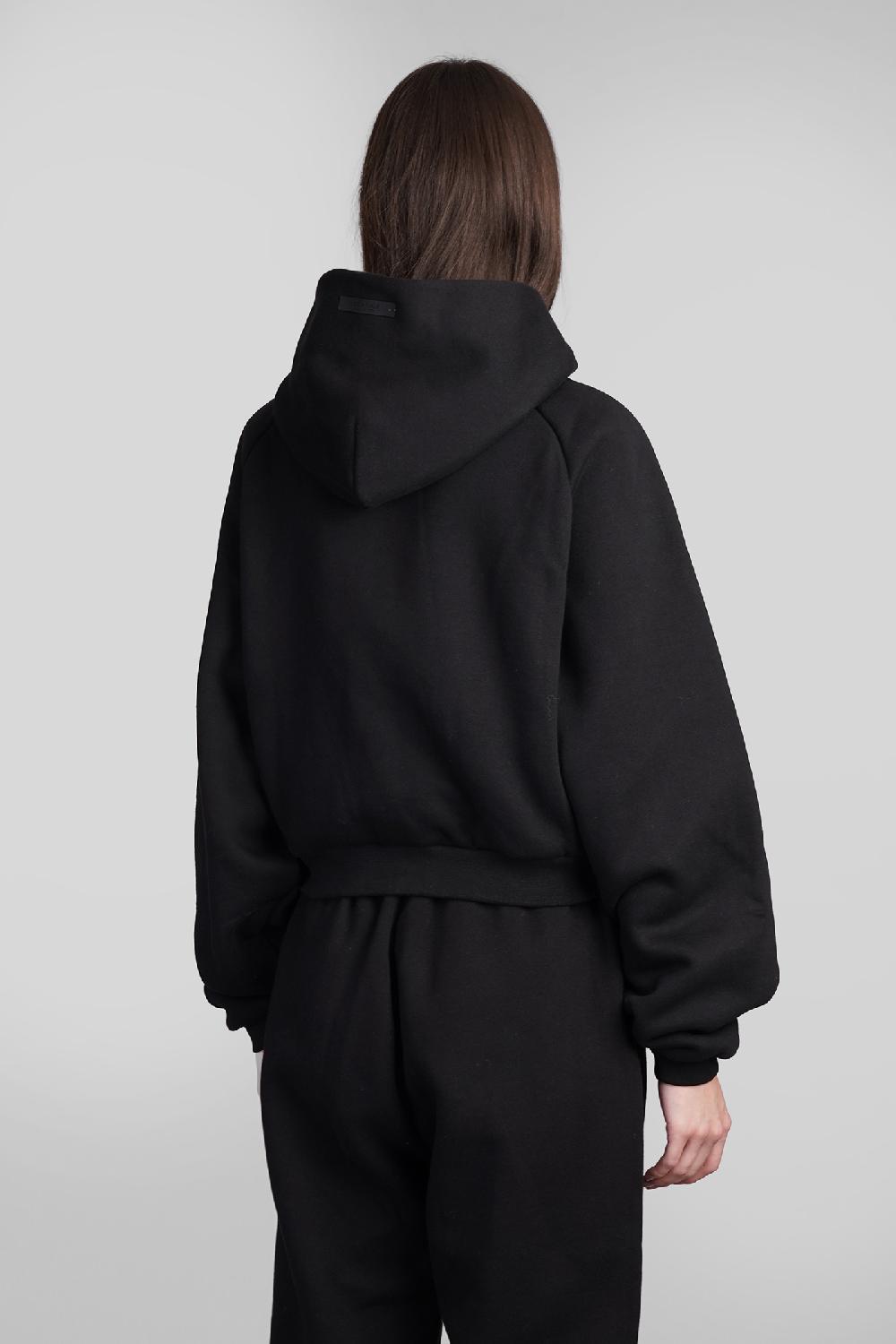 Deliberti Fear Of God Essentials Felpa In Cotone Nero Cod. 409707 - Deliberti The Luxury Shopping