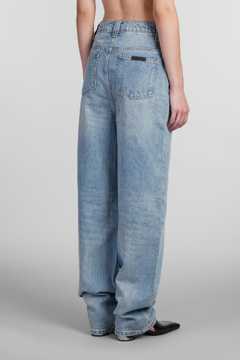Deliberti Fear Of God Essentials Jeans In Cotone Blu Cod. 408704 - Deliberti The Luxury Shopping
